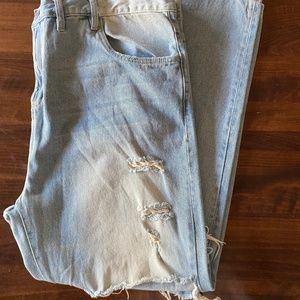 Nslvd men’s distressed denim jeans